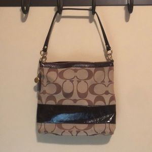 Brown shoulder bag